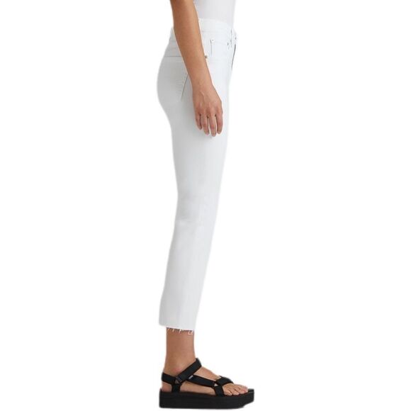 NWT Edwin Bree Cropped Optic white ankle jeans size 33 - Picture 2 of 14
